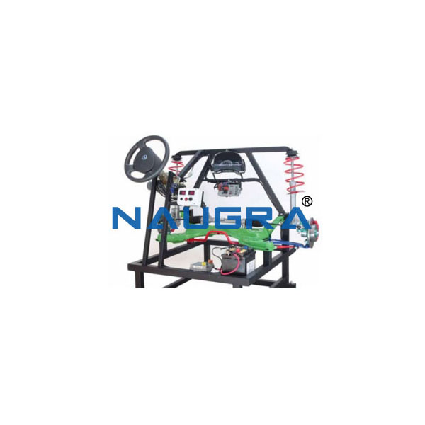 Working Model Of Power Steering With Suspension