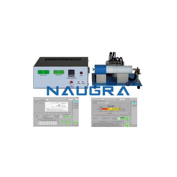 Heat Transfer Through Lagged Pipe with data acquisition