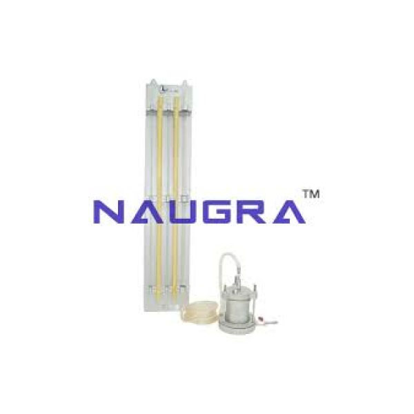 Permeability and Fluidisation Studies Apparatus