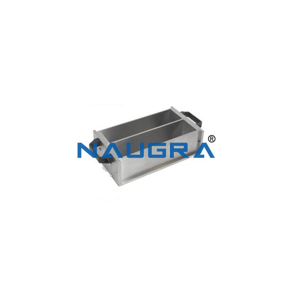 Prism mould 75x75x285 mm to UNI
