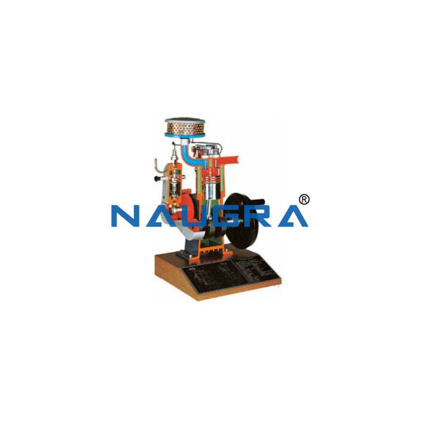 Section Model Of Four Stroke Diesel Engine