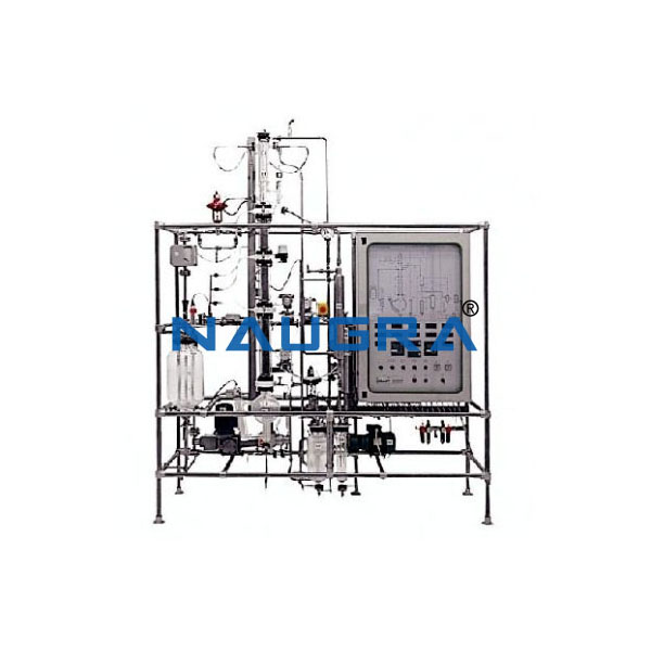 Manual Combined Extraction And Distillation Pilot Plant