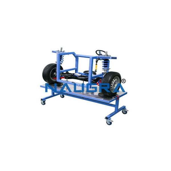 Working Model Of Suspension And Steering Trainer
