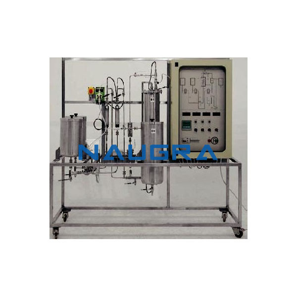 Manual Stirred Continuous Reaction Pilot Plant with Data