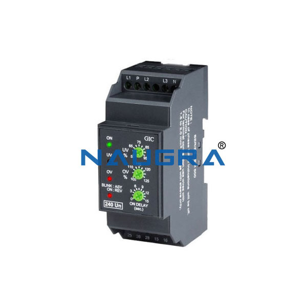 Under And Over Voltage Relay Setup