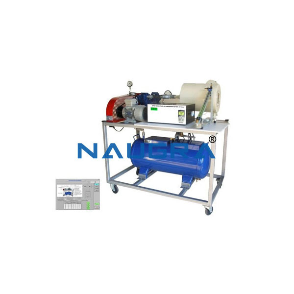 Single Stage Air Compressor Setup with data Acquisition