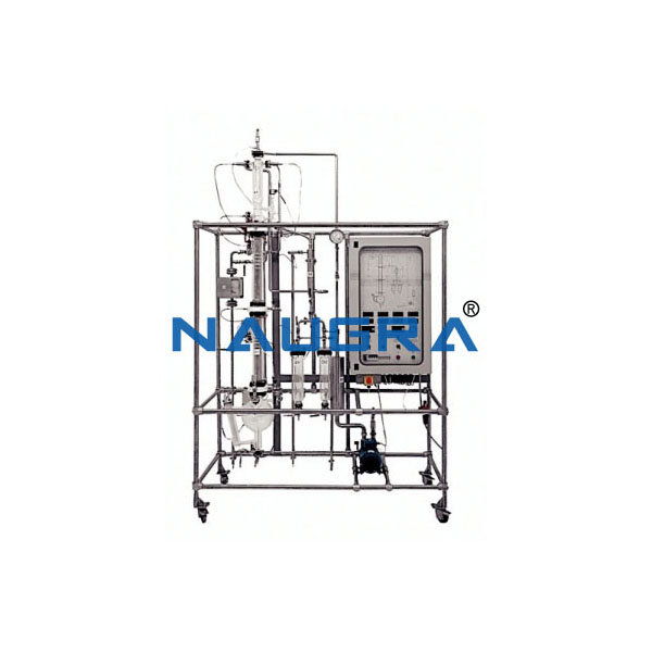 Manual Batch Distillation Pilot Plant with Data