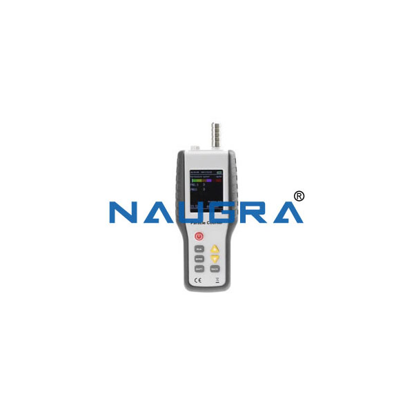 Handheld particle counter