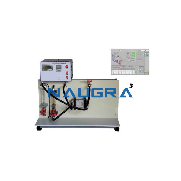 Plate Type Heat Exchanger with data acquisition