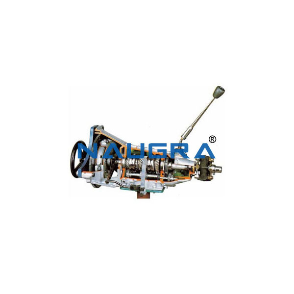 Working Model Of Gear Box With Clutch