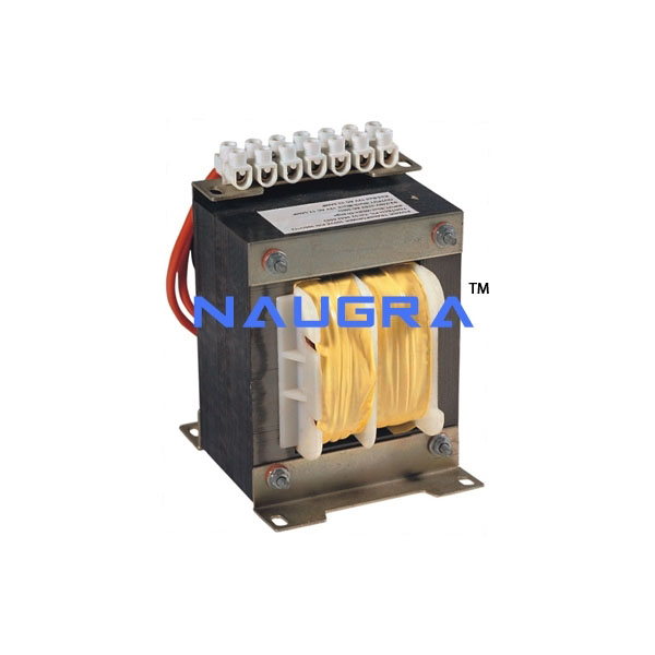 Sectional Front View Of 1PH Transformer