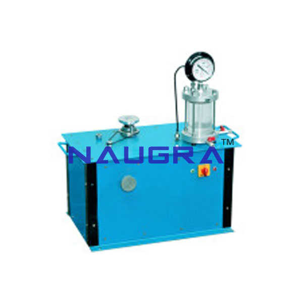 Constant Oil And Water Pressure Apparatus