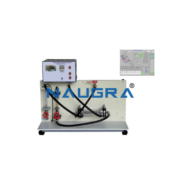 Shell and Tube Heat Exchanger with data acquisition