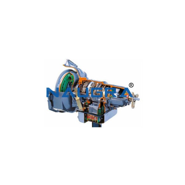 Cut Section Model of Automatic Transmission System