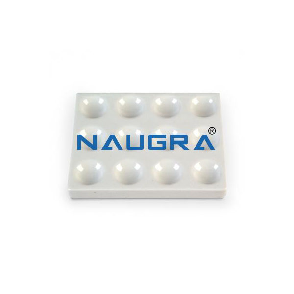 Cavity Reaction Spot Plate Porcelain
