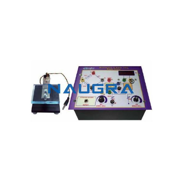 Measurement Of Strain Using Strain Gauge
